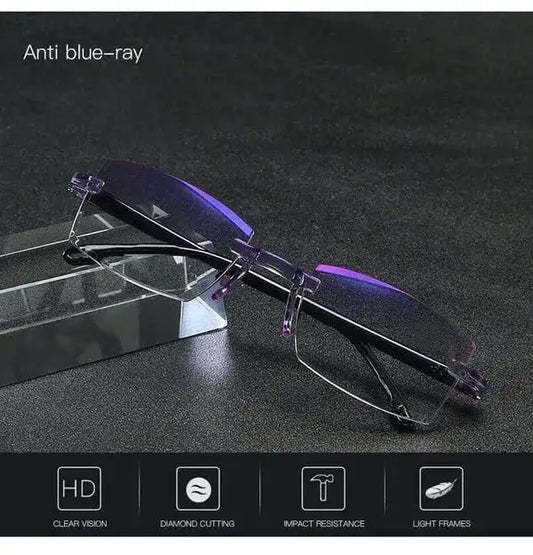 Kozy Sapphire High Hardness Anti-blue Progressive Far And Near Dual-Use Glasses