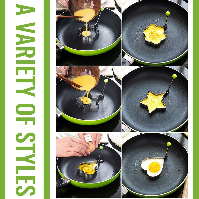 Seurico™ Stainless Steel Fried Egg Molds