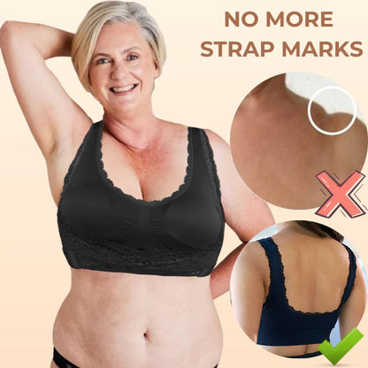 LAST DAY SALE 49% – Comfy Corset Bra Front Cross Side Buckle Lace Bras