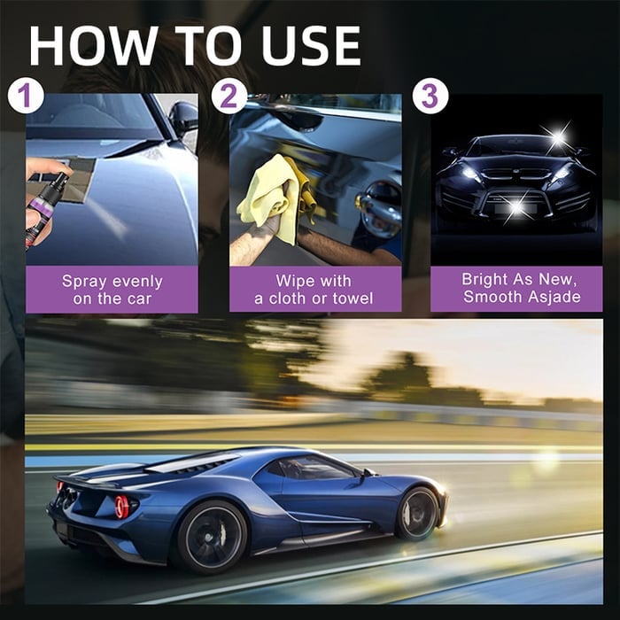 🔥Last  Promotion 49% OFF - 3 in 1 Ceramic Car Coating Spray