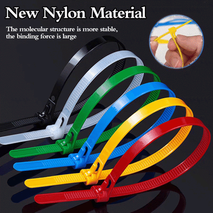 (🔥Hot Sale 48% OFF) -Buckle Self-locking Premium Nylon Cable Wire Ties