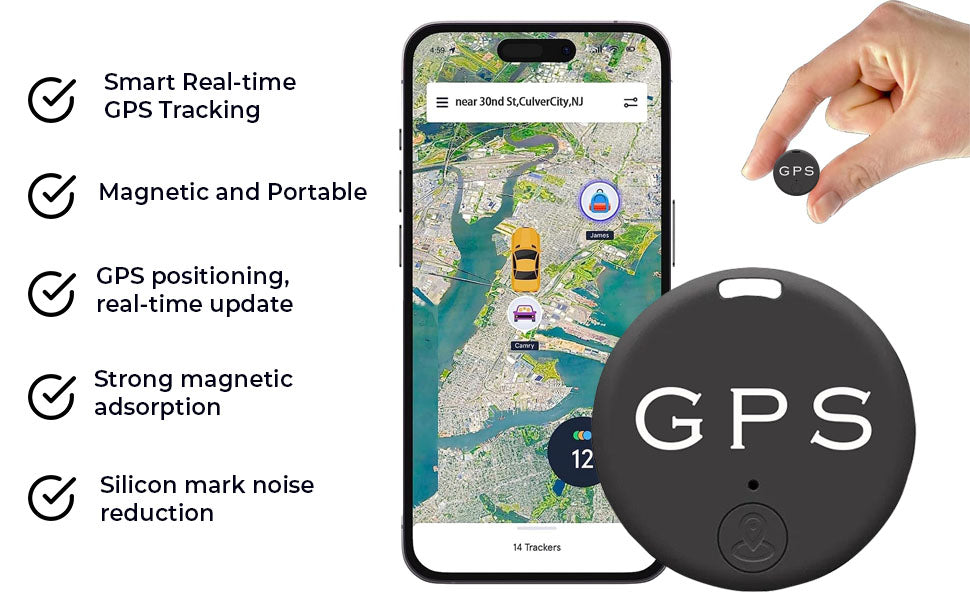 Seurico™EasyFind InvisibleEye Mini Magnetic GPS Tracker
