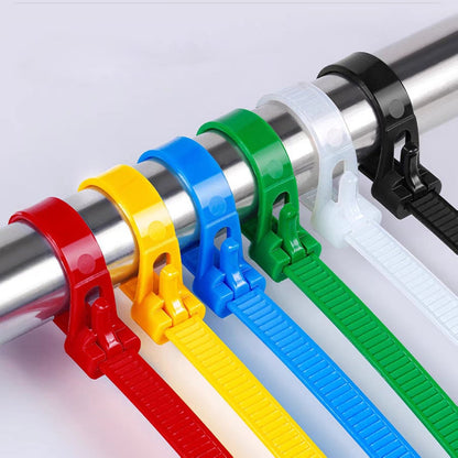 (🔥Hot Sale 48% OFF) -Buckle Self-locking Premium Nylon Cable Wire Ties