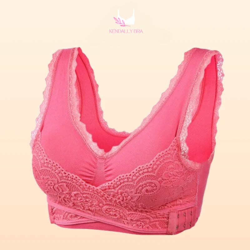 LAST DAY SALE 49% – Comfy Corset Bra Front Cross Side Buckle Lace Bras