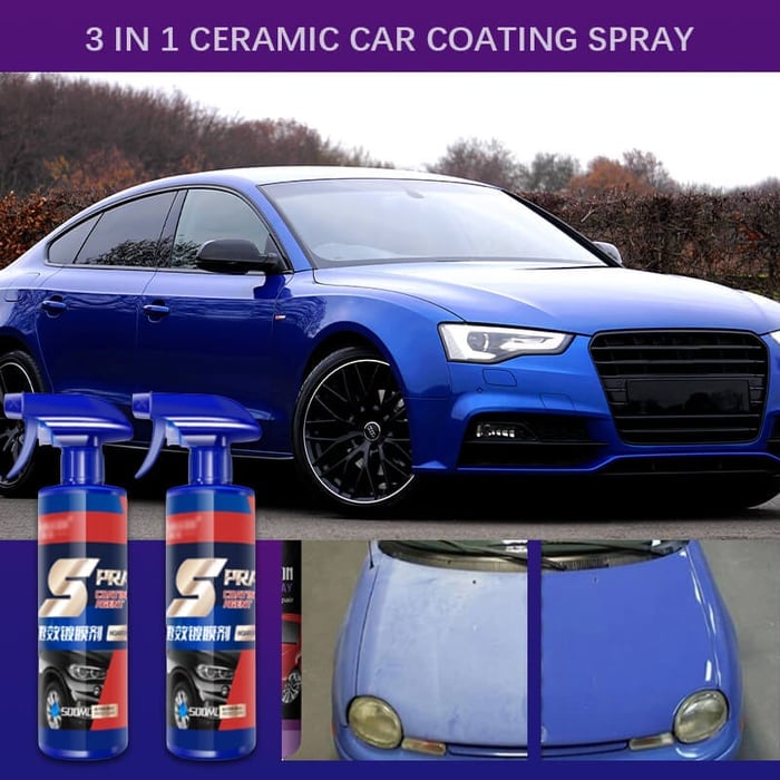 🔥Last  Promotion 49% OFF - 3 in 1 Ceramic Car Coating Spray
