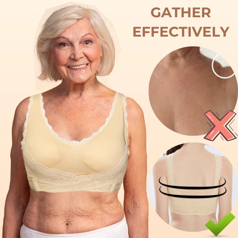 LAST DAY SALE 49% – Comfy Corset Bra Front Cross Side Buckle Lace Bras