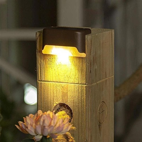 LED Solar Lamp Path Staircase Outdoor Waterproof Wall Light🔥