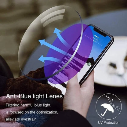 Kozy Sapphire High Hardness Anti-blue Progressive Far And Near Dual-Use Glasses
