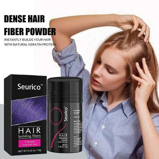 LAST DAY 40% Off -Seurico™ hair fiber powder-Effective hair supplement🔥🌈BUY MORE SAVE MORE!