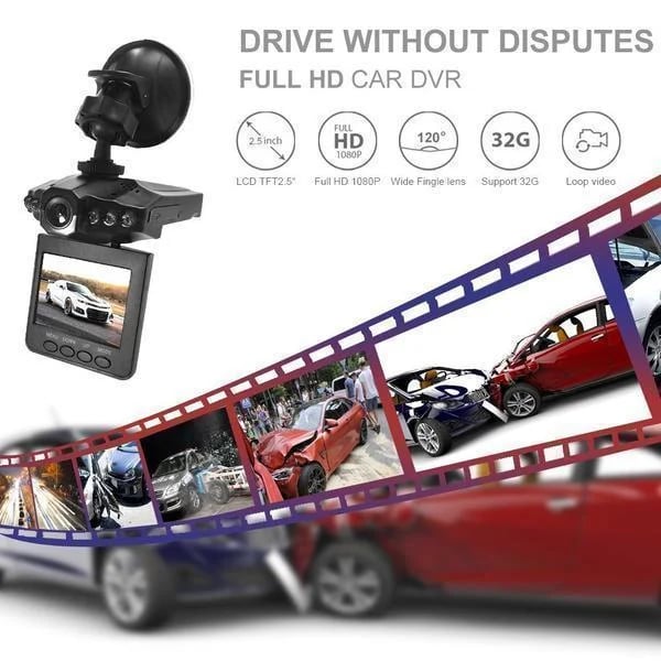 🔥 49% OFF - 1080p HD Night Vision Dash Cam