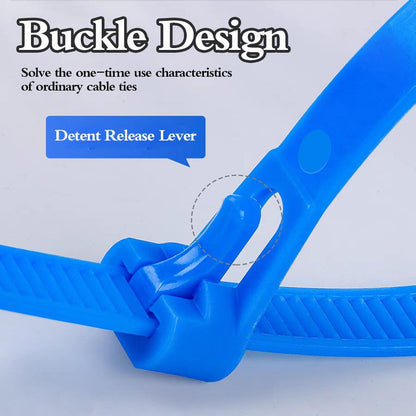 (🔥Hot Sale 48% OFF) -Buckle Self-locking Premium Nylon Cable Wire Ties