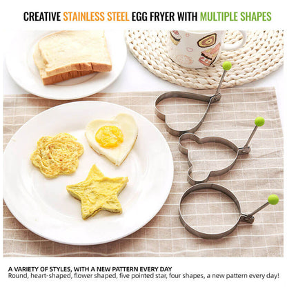Seurico™ Stainless Steel Fried Egg Molds