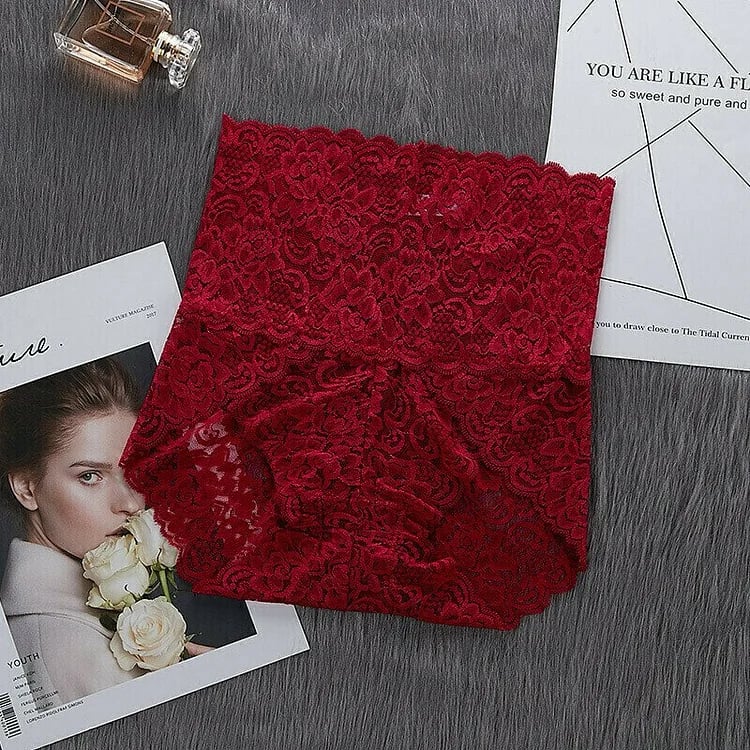 🔥5 PCS SET - Sexy High Waist Pretty Lace Panties